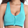 Front Zipper Sport Bra